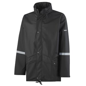 SYNFIBER REGNJAKKE SVART