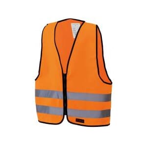 REFLEKSVEST M/GLIDELÅS 6-10ÅR S ORANSJE