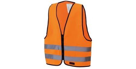 REFLEKSVEST M/GLIDELÅS 6-10ÅR S ORANSJE