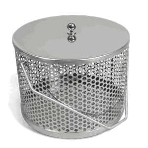 ESPEGARD POPCORNGRYTE I RUSTFRI STÅL