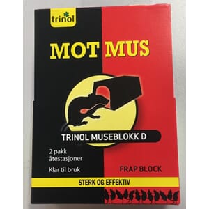 MUSEBLOKK D-FRAP BLOCK 2PK