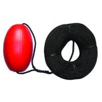 TEINETAU 6MM.  30M M/ FLOTTØR