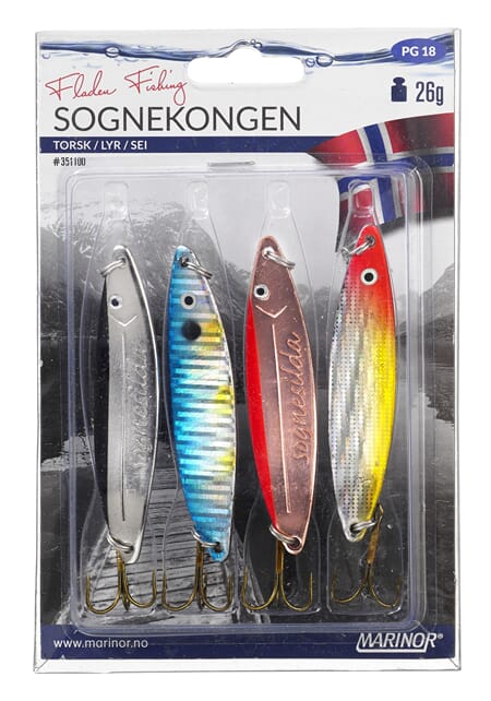 SOGNEKONGEN SLUKSETT 4STK 26GR-