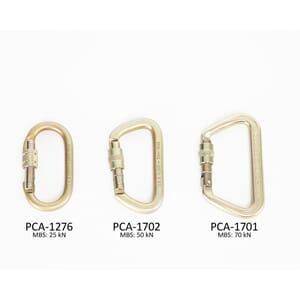 KARABIN 5 TONN M/HURTIGLÅS 50kN*