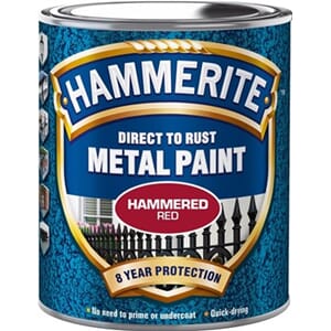 HAMMERITE 250ML RØD GLATT